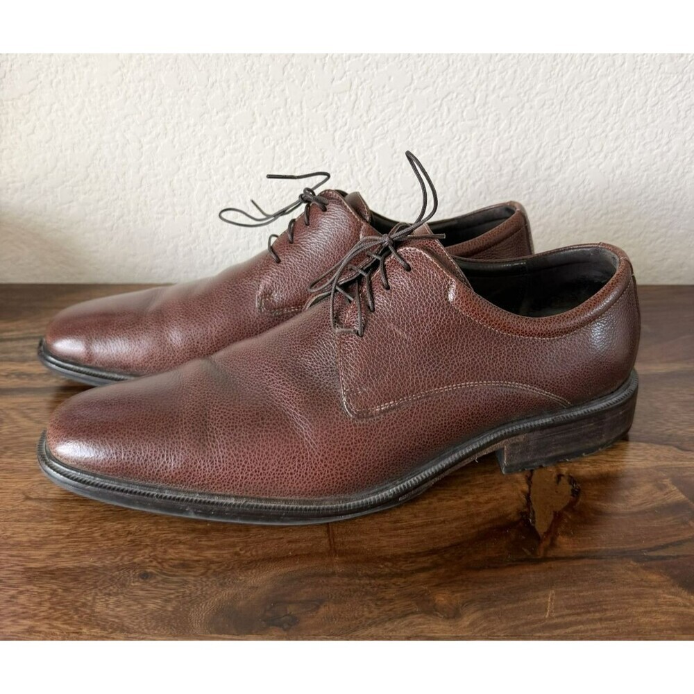 Cole Haan Men's Oxford Shoes - NikeAir Leather Brown 12M